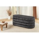 VOGUE design bársony ülőpad - több színben