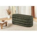 VOGUE design bársony ülőpad - több színben