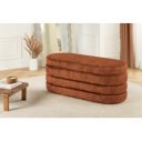 VOGUE design bársony ülőpad - több színben