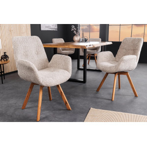 BALTIC modern forgatható szék - beige