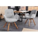 BALTIC modern forgatható szék - szürke