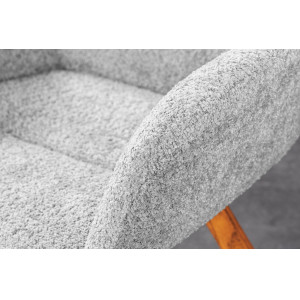 BALTIC modern forgatható szék - szürke