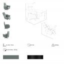 MINERVA prémium bőr relaxfotel - türkiz