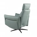 MINERVA prémium bőr relaxfotel - türkiz