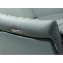 MINERVA prémium bőr relaxfotel - türkiz