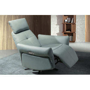 MINERVA prémium bőr relaxfotel - türkiz Angel Cerdá