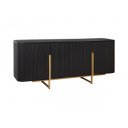 VILAS exkluzív mangófa komód - 160cm - fekete