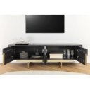 VILAS exkluzív mangófa TV-szekrény - 160cm - fekete