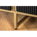 VILAS exkluzív mangófa TV-szekrény - 160cm - fekete