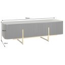 VILAS exkluzív mangófa TV-szekrény - 160cm - fekete