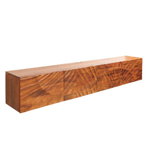 ELIXYR design mangófa fali TV-szekrény - 200cm - barna