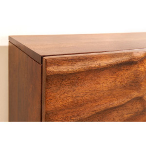 ELIXYR design mangófa fali TV-szekrény - 200cm - barna