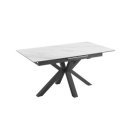 ETERNITY bővíthető kerámia étkezőasztal - 160-200cm - márvány