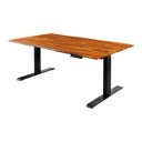 MAMMUT állítható magasságú rózsafa íróasztal - 160cm