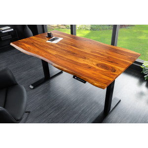 MAMMUT állítható magasságú rózsafa íróasztal - 160cm INVICTA