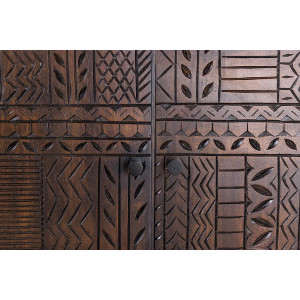 TRIBAL különleges mangófa szekrény - 120cm