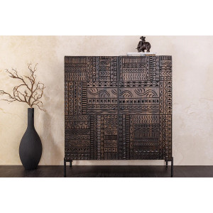 TRIBAL különleges mangófa szekrény - 120cm