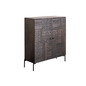 TRIBAL különleges mangófa szekrény - 120cm