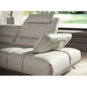 LUMERA prémium bőr sarokkanapé - balos kivitel