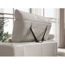 LUMERA prémium bőr sarokkanapé - balos kivitel