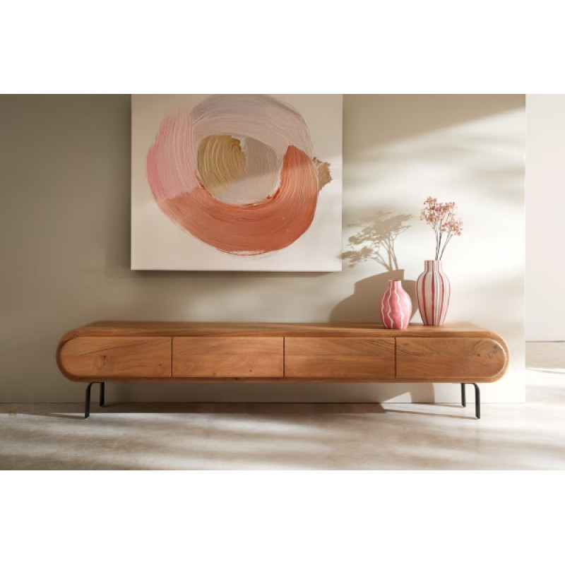 SOHARA prémium akác TV-szekrény - 175cm