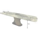 ELEMENTS bővíthető kerámia étkezőasztal - beige - 180-260cm