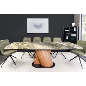 ELEMENTS bővíthető kerámia étkezőasztal - beige - 180-260cm