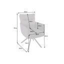 BIG GEORGE-III exkluzív szék - beige