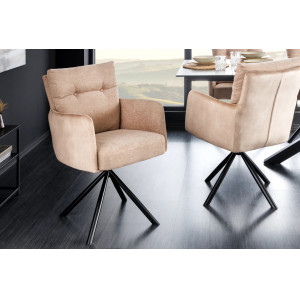 BIG GEORGE-III exkluzív szék - beige INVICTA