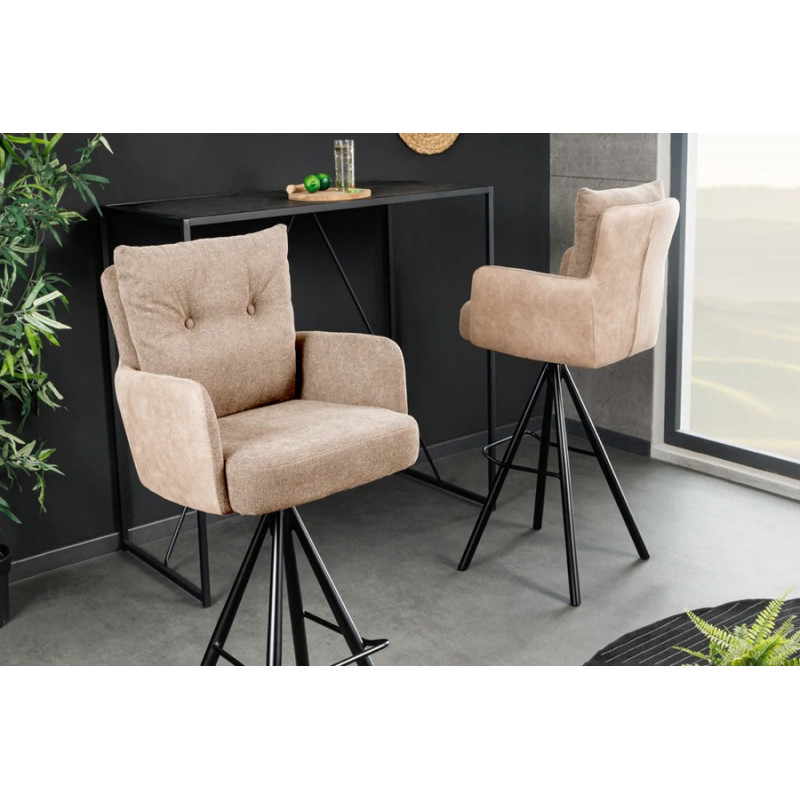 BIG GEORGE-III exkluzív bárszék - beige