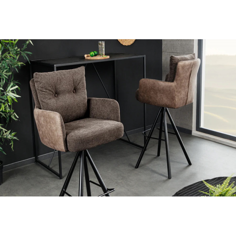 BIG GEORGE-III exkluzív bárszék - taupe