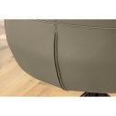 SIGNATURE design forgatható szék - valódi bőr - taupe