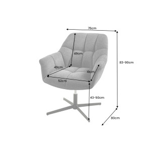 PAPILLON design fotel - szürke