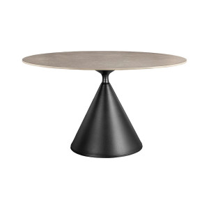 SIGNATURE design kerek étkezőasztal - 135cm - szürke
