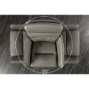 BIG GEORGE prémium bőr bárszék - taupe