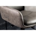 BIG GEORGE prémium bőr bárszék - taupe