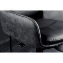 BIG GEORGE prémium bőr bárszék - antracit