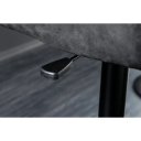 BIG GEORGE prémium bőr bárszék - antracit