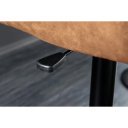 BIG GEORGE prémium bőr bárszék - barna