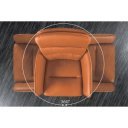 BIG GEORGE prémium bőr bárszék - barna