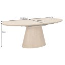 UNIQUE OAK modern bővíthető étkezőasztal - 160-200cm