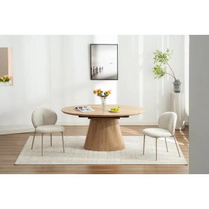 UNIQUE OAK modern bővíthető étkezőasztal - 160-200cm