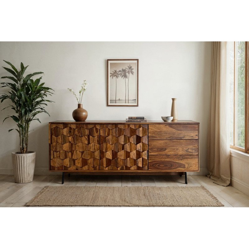 MADERO design rózsafa komód - 175cm