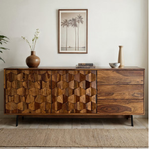 MADERO design rózsafa komód - 175cm