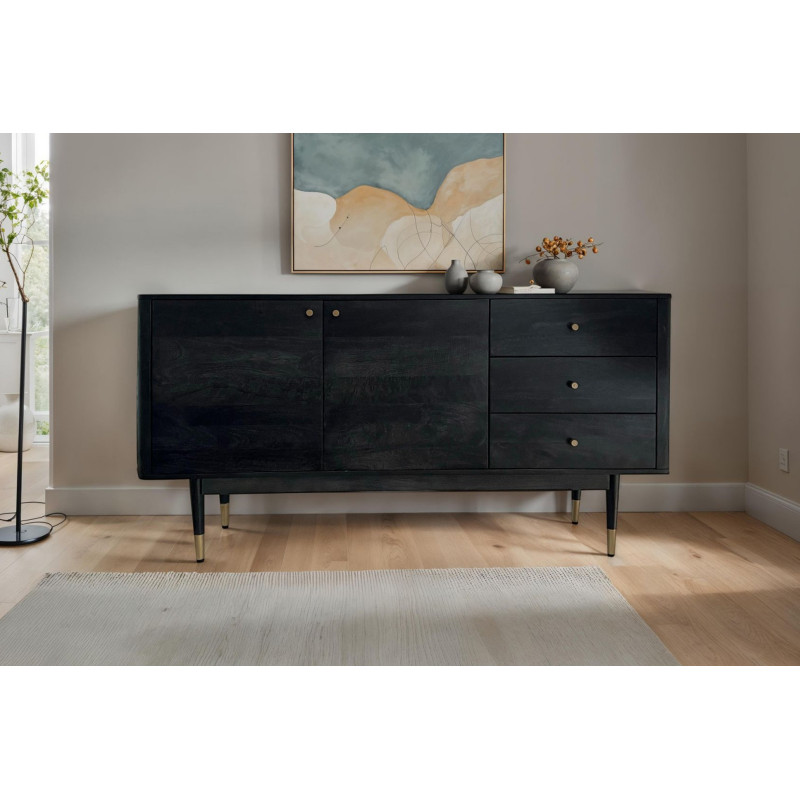 SUPREMA modern akác komód - 160cm