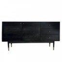 SUPREMA modern akác komód - 160cm