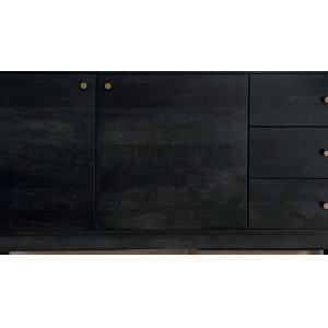 SUPREMA modern akác komód - 160cm