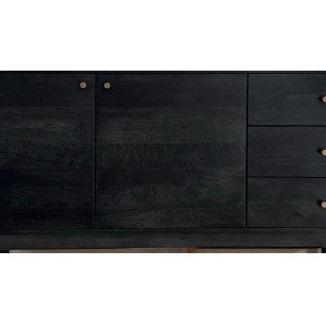 SUPREMA modern akác komód - 160cm