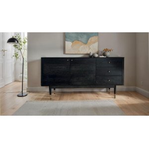 SUPREMA modern akác komód - 160cm