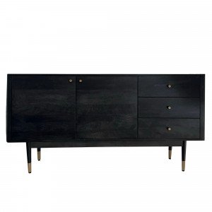 SUPREMA modern akác komód - 160cm